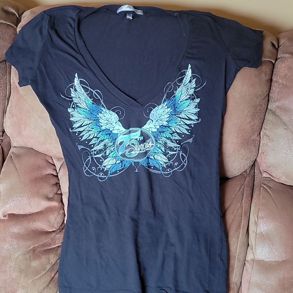 75th Annv. Official black t-shirt